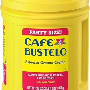 Café Bustelo Espresso Dark Roast Ground Coffee, 36 Oz