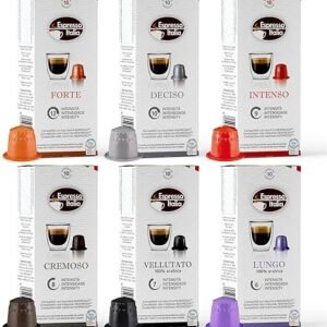 Espresso Italia Variety Pack: 100 Nespresso-Compatible Capsules