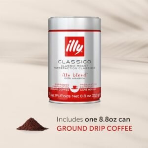 Illy Caffe Classico Medium Roast Ground Coffee - 8.8oz