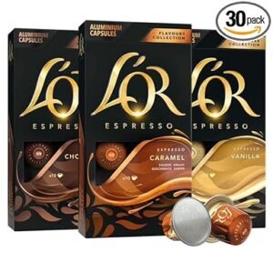 L'OR Espresso Variety Pack: Vanilla, Chocolate & Caramel