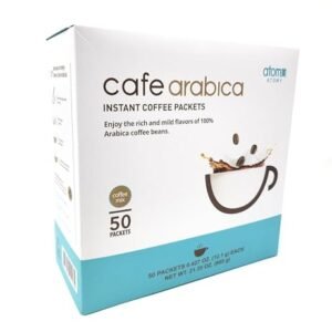 Premium Café Arabica Instant Coffee Packets – 50 Count