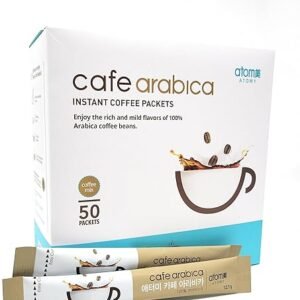 Premium Café Arabica Instant Coffee Packets – 50 Count