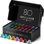 ROSSO CAFFE Reserve Espresso Pods - 80 Premium Italian Capsules