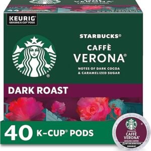 Starbucks Caffè Verona Dark Roast K-Cup Pods - 40 Count